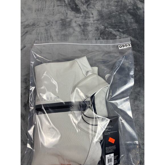 Second Skin Men's Training Quarter Zip Pullover Small Lunar Rock Gray New - Picture 11 of 11